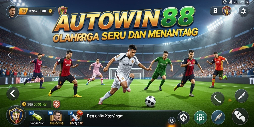 Tampilan gameplay seru dari AUTOWIN88 dengan aksi olahraga mendebarkan.