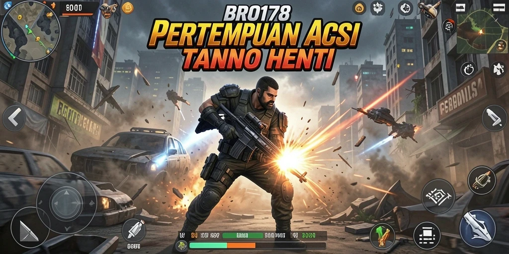 Gameplay seru BRO178 dengan aksi pertempuran yang mendebarkan.