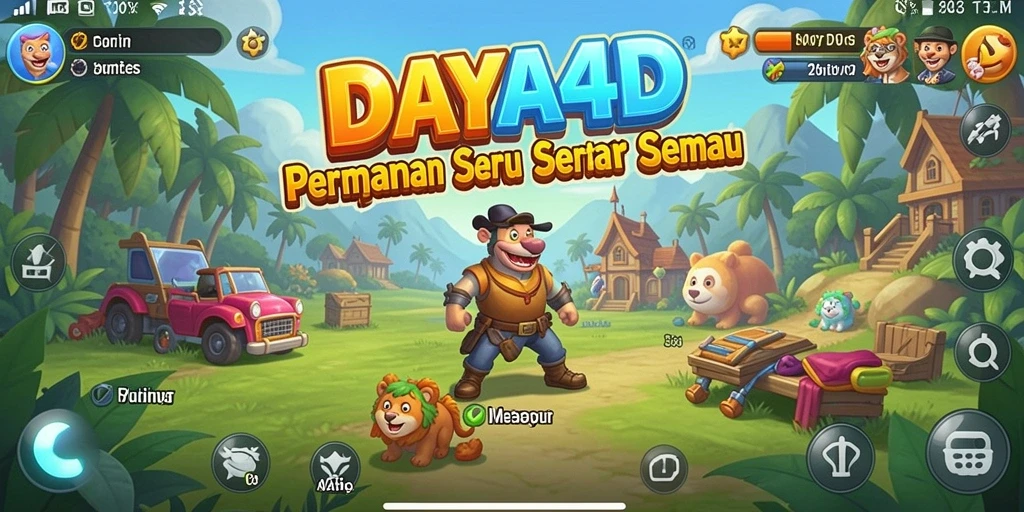 Tampilan menarik dari gameplay DAYA4D yang seru dan menghibur.