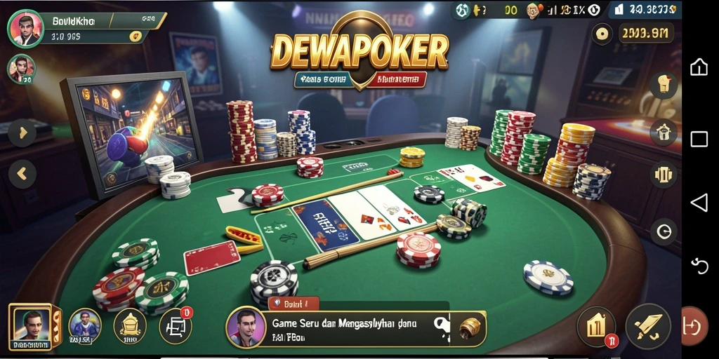 Tampilan gameplay DEWAPOKER yang mengasyikkan dan penuh aksi.