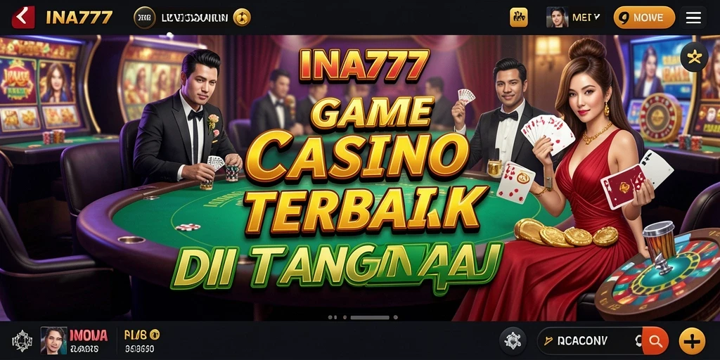 Menampilkan dealer profesional dan permainan Live Casino yang menarik.