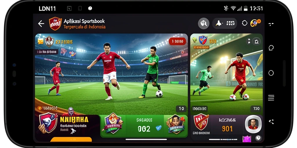 Tampilan gameplay Sportsbook LDN11 dengan interface yang ramah pengguna.
