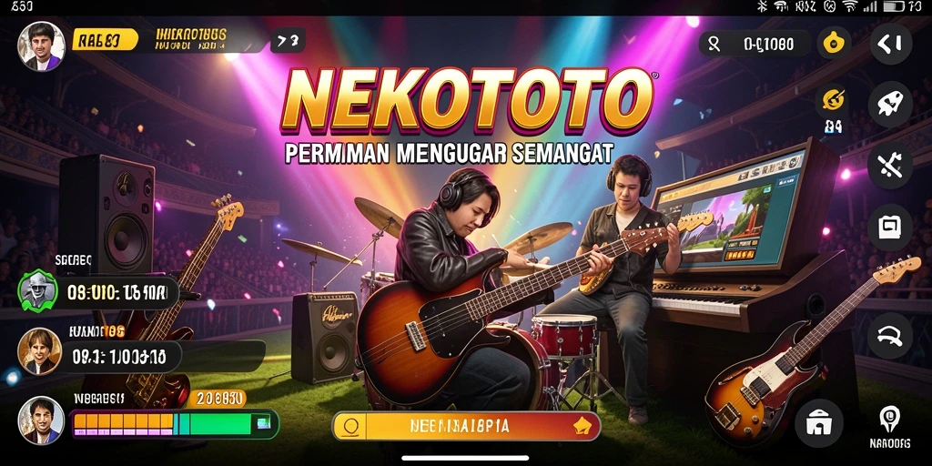 Screenshot utama NEKOTOTO dengan gameplay yang seru dan interaktif.