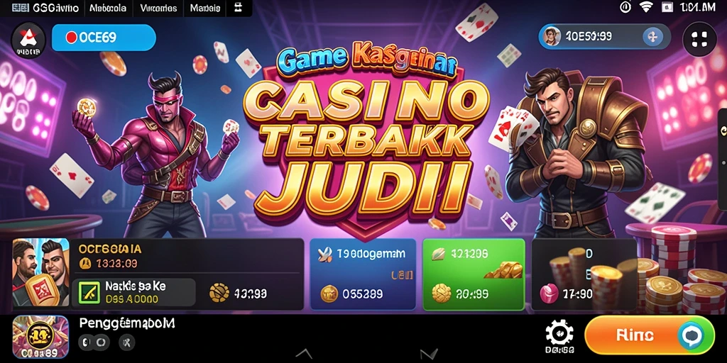 Screenshot OCE69 menampilkan gameplay menarik dengan grafis Kasino yang memukau.
