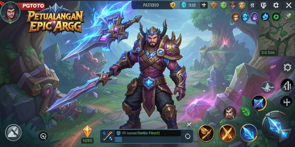 Menampilkan pertarungan epik dalam dunia fantasi ARPG.