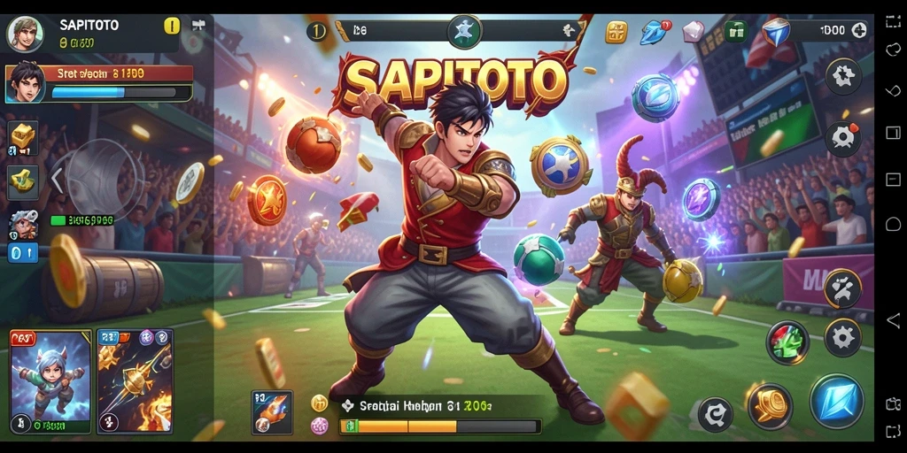 Tampilan gameplay SAPITOTO yang seru dan strategis.