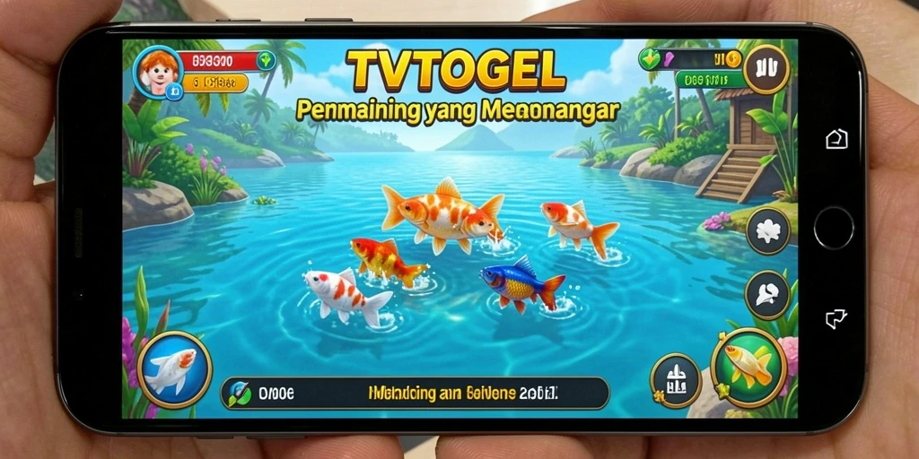 Tampilan gameplay TVTOGEL yang seru dan interaktif saat memancing.