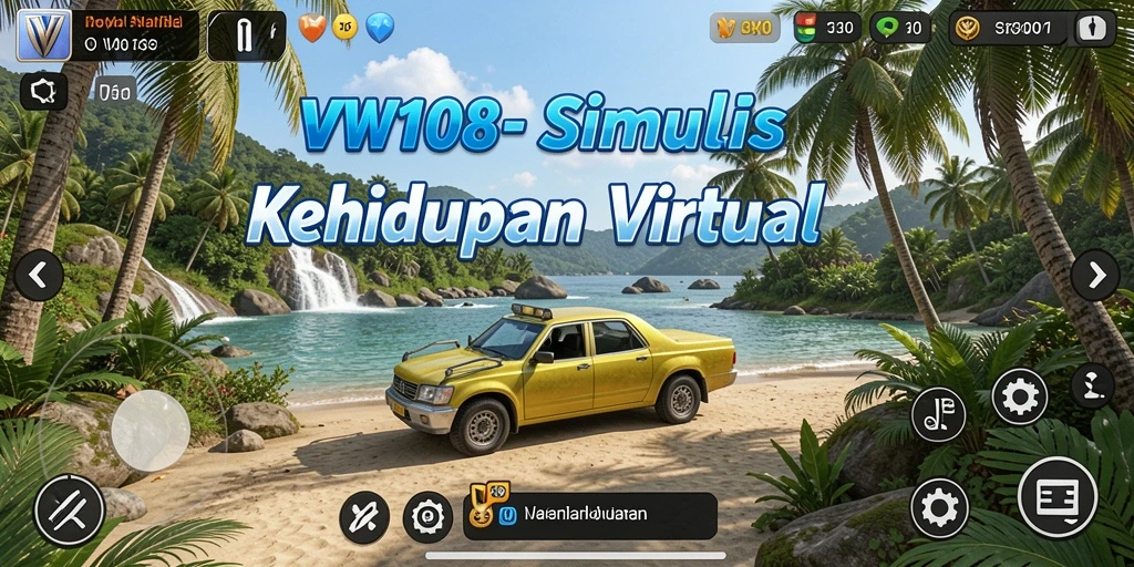 Tangkapan layar VW108 menampilkan gameplay simulasi yang menyenangkan.